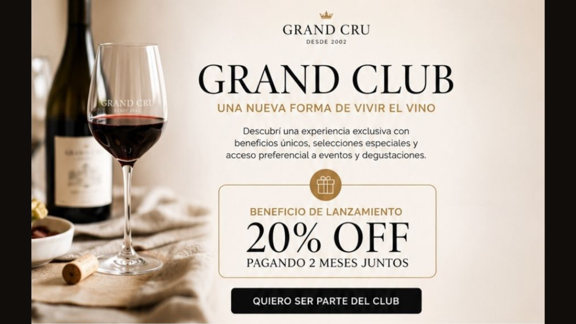 Experiencia Grand Club